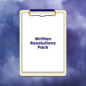 Written Resolutions Pack