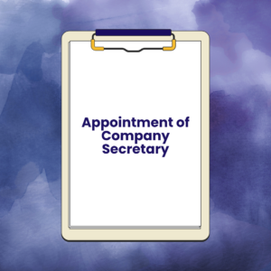 Appointment of Company Secretary