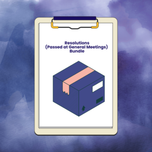 Resolutions Bundle (Passed at  Meetings)